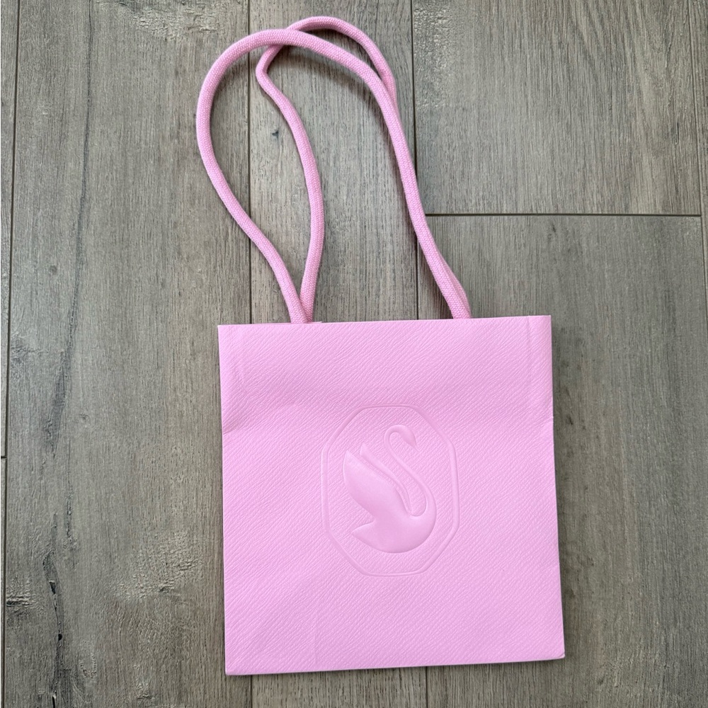 Pretty Pink Swarovski Medium Size Gift Bag